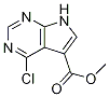 Methyl 4-chloro-7h-pyrrolo[2,3-d]pyrimidine-5-carboxylate Structure,1207518-63-5Structure