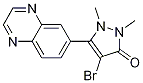 4-Bromo-1,2-dimethyl-5-(quinoxalin-6-yl)-1h-pyrazol-3(2h)-one Structure,1208320-93-7Structure