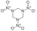 Hexahydro-1,3,5-trinitro-1,3,5-triazine Structure,121-82-4Structure