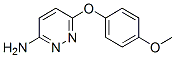 3-Pyridazinamine, 6-(4-methoxyphenoxy)- Structure,121041-41-6Structure