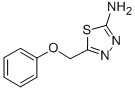 5-(Phenoxymethyl)-1,3,4-thiadiazol-2-amine Structure,121068-32-4Structure