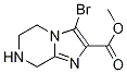 Methyl 3-bromo-5,6,7,8-tetrahydroimidazo[1,2-a]pyrazine-2-carboxylate Structure,1211011-30-1Structure