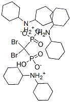 Dibromomethylene bisphosphonic acid tri(dicyclohexylammonium salt) Structure,121151-61-9Structure