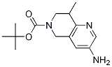 Tert-butyl 3-amino-8-methyl-7,8-dihydro-1,6-naphthyridine-6(5h)-carboxylate Structure,1211517-79-1Structure