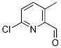 6-Chloro-3-methyl-2-pyridinecarboxaldehyde Structure,1211537-07-3Structure