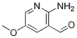 2-Amino-5-methoxy-3-pyridinecarboxaldehyde Structure,1211537-12-0Structure