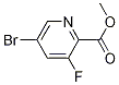 Methyl 5-bromo-3-fluoropicolinate Structure,1211538-72-5Structure