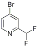 4-Bromo-2-(difluoromethyl)pyridine Structure,1211580-54-9Structure