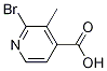 2-Bromo-3-methyl-4-pyridinecarboxylic acid Structure,1211583-05-9Structure