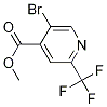 Methyl5-bromo-2-(trifluoromethyl)isonicotinate Structure,1211589-41-1Structure