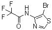 N-(5-bromo-thiazol-4-yl)-2,2,2-trifluoro-acetamide Structure,1211593-45-1Structure