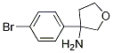 3-(4-Bromophenyl)tetrahydrofuran-3-amine Structure,1211596-34-7Structure