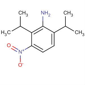 Benzenamine, 2,6-bis(1-methylethyl)-3-nitro- Structure,121213-96-5Structure