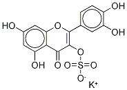 Quercetin 3-Sulfate Potassium Salt Structure,121241-74-5Structure