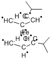 Bis(isopropylcyclopentadienyl)iron Structure,12126-34-0Structure