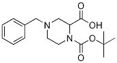 4-Benzyl-1-(tert-butoxycarbonyl)piperazine-2-carboxylicacid Structure,1214057-04-1Structure