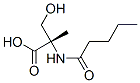 Serine, 2-methyl-n-(1-oxopentyl)- Structure,121428-31-7Structure