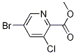 Methyl5-bromo-3-chloropicolinate Structure,1214336-41-0Structure