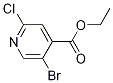 Ethyl 5-bromo-2-chloroisonicotinate Structure,1214346-11-8Structure