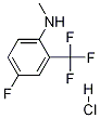 N-methyl-4-fluoro-2-(trifluoromethyl)aniline hcl Structure,1215205-13-2Structure