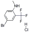 4-Bromo-n-methyl-2-(trifluoromethyl)aniline hcl Structure,1215206-44-2Structure