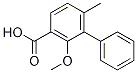 2’-Methoxy-6’-methylbiphenyl-3-carboxylic acid Structure,1215206-67-9Structure