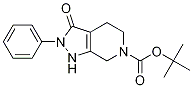 Tert-butyl3-oxo-2-phenyl-2,3,4,5-tetrahydro-1h-pyrazolo[3,4-c]pyridine-6(7h)-carboxylate Structure,1215230-27-5Structure