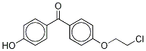 [4-(2-Chloroethoxy)phenyl](4-hydroxyphenyl)methanone Structure,1215295-57-0Structure