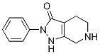 2-Phenyl-4,5,6,7-tetrahydro-1h-pyrazolo[3,4-c]pyridin-3(2h)-one Structure,1215484-85-7Structure