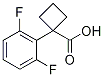 1-(2,6-Difluorophenyl)cyclobutanecarboxylic acid Structure,1215754-00-9Structure