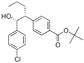 Tert-butyl4-((1r,2r)-1-(4-chlorophenyl)-1-hydroxypentan-2-yl)benzoate Structure,1215767-71-7Structure