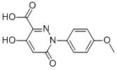 4-Hydroxy-1-(4-methoxyphenyl)-6-oxo-1,6-dihydro-3-pyridazinecarboxylic acid Structure,121582-69-2Structure