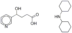 Rac 4-hydroxy-4-(3-pyridyl)butanoic acid dicyclohexylamine salt Structure,1216491-66-5Structure