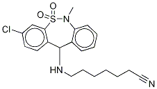 Decarboxy tianeptine-d12 nitrile Structure,1216525-46-0Structure