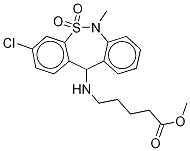 Tianeptine metabolite mc5-d4 methyl ester Structure,1216799-00-6Structure