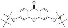 3,6-Bis[[(1,1-dimethylethyl)dimethylsilyl]oxy]-9H-xanthen-9-one Structure,121714-18-9Structure