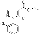 5-Chloro-1-(2-chloro-phenyl)-1h-pyrazole-4-carboxylic acid ethyl ester Structure,121716-34-5Structure