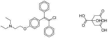 Clomiphene-d5 citrate Structure,1217200-17-3Structure