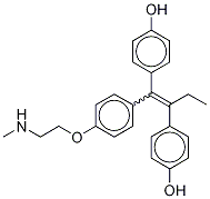 (E/z)-4,4’-dihydroxy-n-desmethyl tamoxifen Structure,1217247-19-2Structure