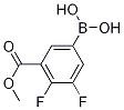 3,4-Difluoro-5-(methoxycarbonyl)phenylboronic acid Structure,1217500-74-7Structure