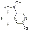 6-Chloro-4-(trifluoromethyl)pyridine-3-boronic acid Structure,1217500-87-2Structure