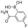 2-Carbamoyl-4-fluorophenylboronic acid Structure,1217500-90-7Structure