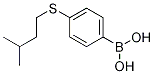 4-(Isopentylthio)phenylboronic acid Structure,1217500-91-8Structure