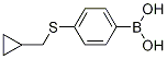 4-(Cyclopropylmethylthio)phenylboronic acid Structure,1217501-03-5Structure