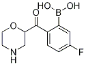 5-Fluoro-2-(morpholinocarbonyl)phenylboronic acid Structure,1217501-26-2Structure