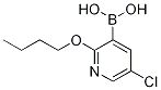 2-Butoxy-5-chloropyridine-3-boronic acid Structure,1217501-44-4Structure