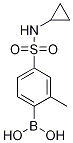 4-(N-cyclopropylsulfamoyl)-2-methylphenylboronic acid Structure,1217501-49-9Structure