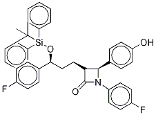 Ezetimibe hydroxy tert-butyldiphenylsilyl ether Structure,1217748-67-8Structure