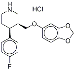 rac trans-Paroxetine-d4 Hydrochloride Structure,1217753-24-6Structure