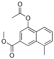 4-(Acetyloxy)-8-methyl-2-naphthalenecarboxylic acid methyl ester Structure,121784-20-1Structure